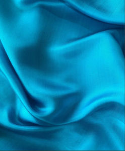 Vải Lụa Tơ Tằm satin màu xanh lam may áo bà ba áo dài và các loại váy đầm
