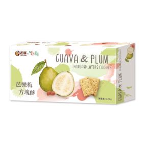 【TK Food x GoRanChaXiang】Taiwan Guava Plum Thousand Layer Biscuit│Top Rated Snack│Sweet Sour Taste│Crispy Biscuit