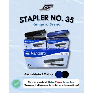 Kangaro Stapler No. 35 with Staple Remover (DS-45NR)