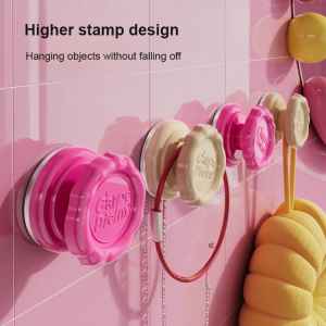 Kitchen Suction Cup Hooks Bathroom Suction MultiTowel Hanger Set