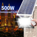500W Solar outdoor light waterproof IP67 waterproof solar light lampu solar luar rumah automatik garden solar light outdoor lampu solar tahan 12-14jam. 