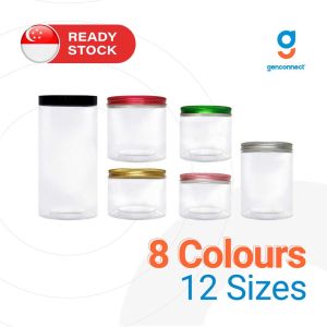 (LOOSE) Cookie Containers Set plastic Jar disposable Containers Snacks Jar Container Jar
