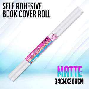 Matte / Glossy 300cm Long Quaff Self Adhesive Book Cover Roll