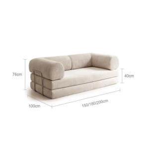 ⚡Italian Designer Living Room Sofas Bed Fabric Sleep Convertible 2025 Compressed Couch Luxury Floor Woonkamerbanken Furniture