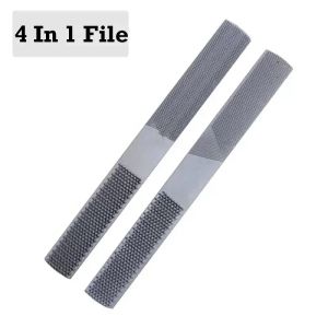 xpkQ 1 piece of four in one double cut alloy steel file DIY wood carving file woodworking polishing tool redwood file metal polishing 2Z6B7