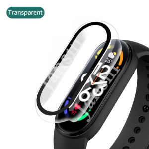 Glass Case For Xiaomi Mi band 9 Cover Screen Protector miband 9 band9 case Miband 8 Glass Cover mi8 band 7 Smart Watchband Accessories