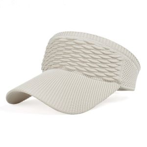 LIWU Summer Elastic Breathable Empty Top Hat Sun Hat Baseball Cap Sports Visors