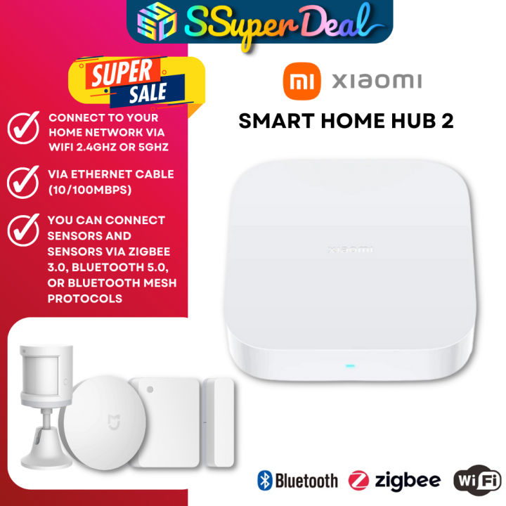 (Global) Xiaomi Mi Smart Home Hub 2 Multi-Mode Gateway | Security Set ...