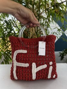 Túi 2hand xách tay cực đẹp cói đan handmade cực xinh của Nhật -T874