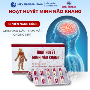 Hoạt Huyết Minh Não Khang Dân Khang Bổ Não Giảm Triệu Chứng Đau Đầu Chống Mặt Do Thiếu Máu Não