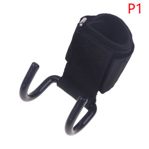 Adjustable Strong Steel Hook Grips Straps Weight Lifting Strength Training Gym Fitness Black Wrist Support Lift Straps