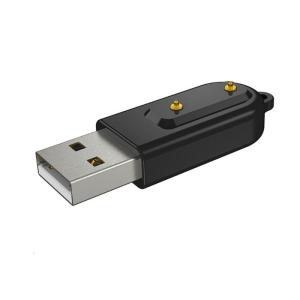 อะแดปเตอร์ชาร์จสมาร์ทวอทช์น้ำหนักเบาชาร์จด้วยแม่เหล็กกำไลข้อมืออัจฉริยะชาร์จ USB พลาสติกสำหรับนาฬิกา Band2