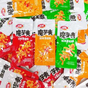 卫龙魔芋爽加量20% 18g素毛肚盒装(现货)麻辣香辣酸辣麻酱魔芋爽 Wei Long Konjac