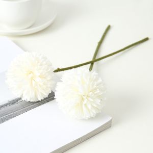 Dandelion Artificial Flower Small Hydrangea Silk Hyacinth Flower For Wedding Decor Bunga Hiasan