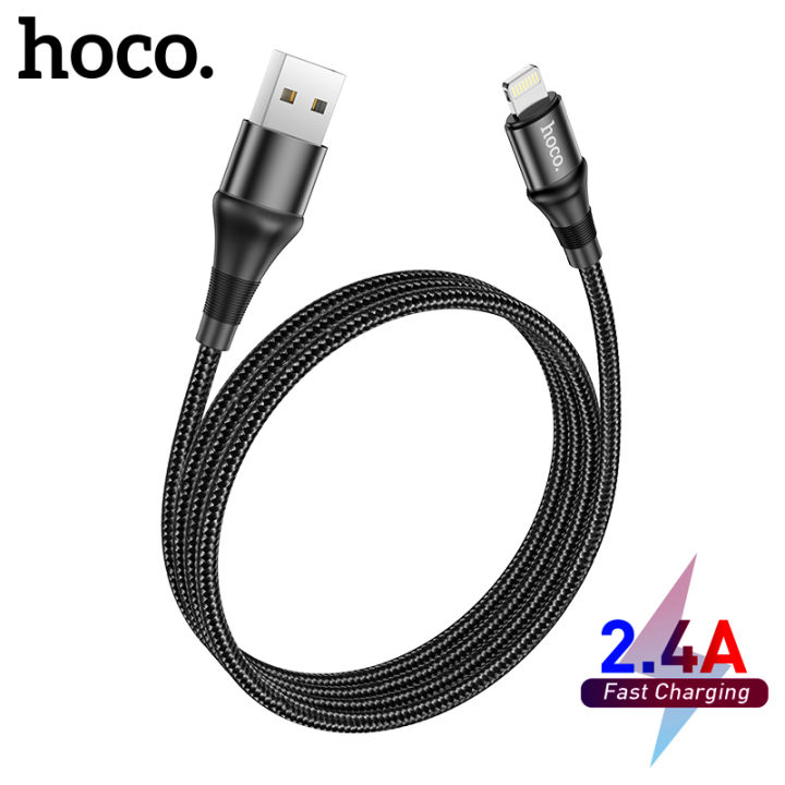 Hoco Original 100% X50 Fast Charging Cable Micro USB Type C Lightning  for Quick Charger Data Cable for iphone 12 pro max oppo a12 realme Lazada 