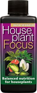 Growth Technology Houseplant Focus 100ml (Plant Nutrient Plant Fertilizer NPK 1.9-0.7-3.3 Foliar Fertilizer Nitrogen Potassium Phosphorus Calcium Magnesium Manganese Zinc Copper Cobalt Iron Molybdenum Humic Acids & Fulvic Acids)