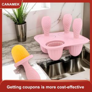 【CANAMEK】 Silicone kem sữa mẹ Popsicle khuôn tự làm kem tự chế khuôn nhà bếp tiện ích