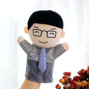 SEJUE4373 Feisty Storytime Animal Kids Finger Dolls Girls Cloth Doll Familys Members Hand Puppet Family Finger Puppets Familys Members Storytelling Puppet Story Hand Puppet Familys Hand Puppets
