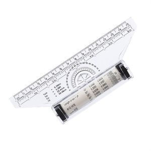 MKEB Clear Drawing Tool Student Design Angle Balance Angles Line Drawing Ruler Rolling Ruler Roll Draw Ruler Rolling Parallel Rulers