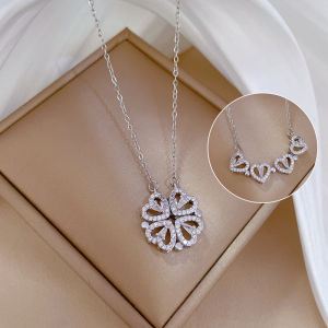 KALUNG TITANIUM MAGNET LOVE MULTI 2 FUNGSI LIONTIN PERHIASAN ANTI KARAT&ANTI LUNTUR (COD)