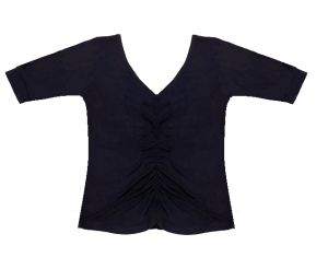 Áo thun ôm tay lỡ thân nhún 073