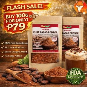 Premium Pure Cacao Powder – 100% Natural Cacao for a Healthy Daily Drink