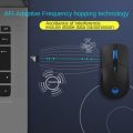 [🇵🇭 Stock&COD] Wireless Mouse For Laptop Bluetooth Mouse Rechargeable Silent Breathing Light 3 Level Adjustable DPI 800/1200/1600 Battery Indicator Ergonomic mouse With USB Receiver. 