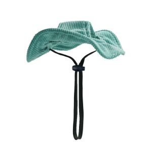 OUTOPEN Soft Dog Fisherman Hat Adjustable with Ear Holes Dog Baseball Cap Dog Sunhats Cap Breathable Dogs Bucket Hat Outdoor