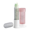 Piercing Floss Gentle Piercing Aftercare Kit Anti-Blocking Ear Floss 180pcs Portable 15ml Ear Cleaning Solution for Pierced Ears Ear Hole Cleaner Tool favorable. 