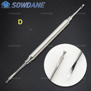 1 ชิ้น เครื่องมือทันตกรรมในช่องปาก ปลายคู่ สแตนเลส ชิวล์ Ochsenbein มีดฟัน กระดูก แยก การต่อกิ่ง