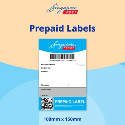 Smartpac Small | Smartpac Medium | Smartpac Box | Tracked Letterbox Prepaid Label - Singapore Post (No Minimum Order)