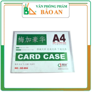 COMBO 3  Card Case  khổ A3 - được làm từ nhựa trong suốt. Văn phòng phẩm Bảo An