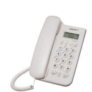 LCD Corded Caller Telephone with Speaker Home Office Hotel Wired Landline Telephone Set Phone Caller