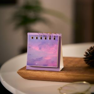 YESPERY 2026 Mini Calendar Scenic Photo Desk Calendar Monthly Planner Accessories Decor Office Stationery New Year Gift [in stock]