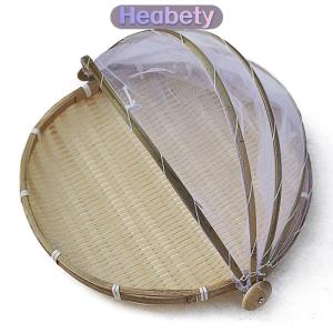 Heabety  Thực phẩm Net Bìa lưu trữ giỏ tay dệt Lều giỏ khay Trái Cây Rau bánh mì giỏ bầu không khí đơn giản Dã Ngoại lưới giỏ