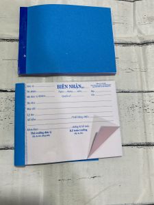 Biên lai thu tiền  biên nhận viết tay biên nhận ghi thông tin biên nhận 2 liên  - giấy đẹp