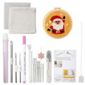 Punch Needle Kit Lightweight Needle Punch Kit Embroidery Punch Needle Kit with Adjustable Needle Punch Stainless Steel Punch Needle Tool for Wallet Clothes Insole masterly. 