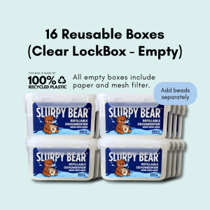 Slurpy-ALL Jumbo Dehumidifier Refill by Slurpy Bear Moisture Absorber | Similar to Thirsty Hippo