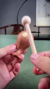 Whale Wooden Fish Knocking Cute Portable Stress Relief Office Wood Carving Meditation Percussion Instrument Solid Wood Ornament Buddhist Toy [ Free Shipping ]