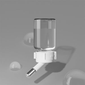 PETPARADIS อัตโนมัติอัตโนมัติอัตโนมัติ ตู้กดน้ำหนูแฮมสเตอร์ หัวลูกปัด ที่แขวนแขวน ขวดน้ำดื่มอัตโนมัติรูปกระต่าย ใช้งานได้จริง 80/120มล. ขวดน้ำแฮมสเตอร์ สำหรับกระต่ายหนูตะเภา