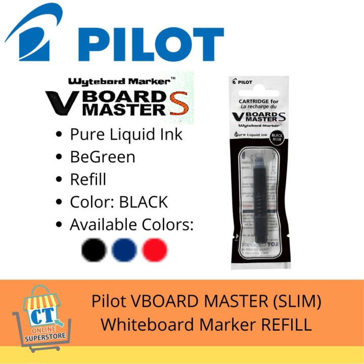 COD Pilot WBS-VS VBOARD MASTER (SLIM) Whiteboard Marker REFILL per pc ...