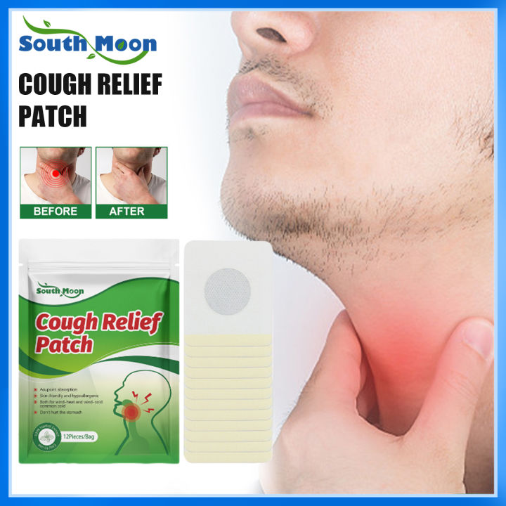 South Moon Plant-Based Formula Sore Cough Relief Patch Relieve Dry ...