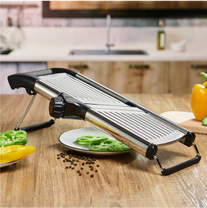 Dụng Cụ Bào Sợi Cắt Thái Lát Mỏng Đa Năng W1027 Inox 304 Có Núm Vặn Điều Chỉnh Độ Dày Thái Lát To Nhỏ HÀNG MỚI CAO CẤP