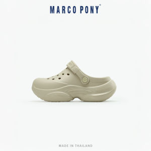 Marco Pony รองเท้าแฟชั่นผู้หญิง พื้นหนา เพิ่มความสูง ส้นหนา 5 ซม กันลื่นและทนทาน เบาสบาย ลำลอง วัสดุ EVA รุ่น MH9032