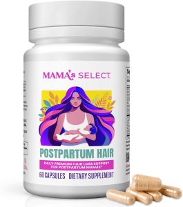 Postpartum Hair Loss Vitamins – Reduce Shedding Regrowth Nursing-Safe Restores thickness shine & strength supports hormonal  scalp th & cellular renewal breastfeeding-safe
