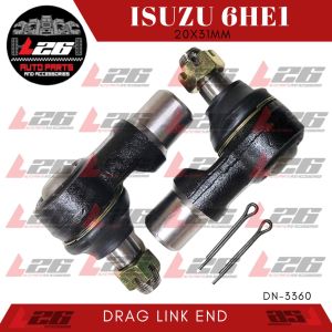 2PIECES/SET 20X31mm DRAG LINK END FOR Isuzu 6HE1 DN-3360 JMB BRAND