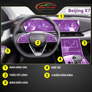 Bejing X7 Dán PPF bảo vệ nội thất chống xước và luôn bóng đẹp