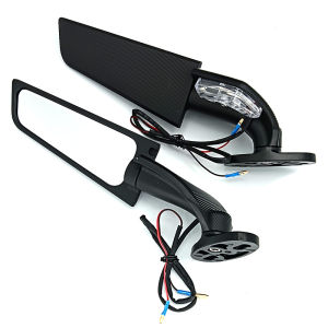 2PCS Motorcycle Mirrors Modified Wind Wing Adjustable Rotating Rearview Mirror For Honda CBR250R CBR300R CBR500R CBR600R CBR650R