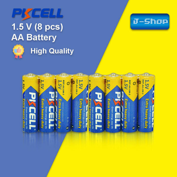 Pcs Pkcell Extra Heavy Duty Aa Battery R P Double A High Quality Battery Pk Cell Ready