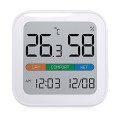 Miiiw Temperature And Humidity Clock Automatic Measurement with Time/Date/Temperature/Humidity/Graphic Display. 